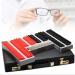 232Pcs Optical Trial Lens Set Optometry Kit Optical Trial Lens Frame Optometry Box Eye Protection Accessories with Aluminum Case for Eye Hospital Vision Test