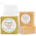 LIYALAN Turmeric Soap Bar(3.88 oz / 2 Bars) for Face & Body-Turmeric Soap Acne Dark Spots Hyperpigmentation Smooth Skin Cleansing Natural Handmade Soap 3.88 Ounce (Pack of 2)
