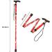 Adjustable Walking Cane Easy Folding Height Folding Extendable Walking Stick Lightweight Flexible Walking Aid Mobility Aid for Unisex Aluminum Chinese Style Red - Buy Online on GoSupps.com