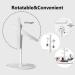 OUOYYO Travel Mirror - 25 LED Touch Screen Lighted Makeup Mirror | Dimmable Brightness, 3 Modes | Portable & Compact Vanity Mirror for Women (White) - Buy Online on GoSupps.com