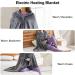 USB Electrical Heating Ceiling Blanket - Double-Sided Coral 150x85 cm | 3 Adjustable Temperature Levels for Home & Office Use - Buy Online on GoSupps.com