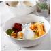 Milisten 1pc Polar Bear Fruit Bowl Large Ceramic Bowl Soup Bowls Large Kitchen Storage Ceramic Fruit Bowl Ceramic Serving Bowl Storage Bowl White Dessert Cereal Bowl Ceramics 3D - Buy Online on GoSupps.com