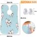 Beard Bib Apron for Men - Waterproof Hair Catcher Cape | Non-Stick Grooming Cloth with Cow Polka Dots - Perfect for Shaving & Trimming - Buy Online on GoSupps.com