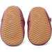 Dotty Fish Leather T-bar First Walking Shoes | Baby & Toddler Girls | Non-Slip | Child Size 3-7 UK | Plum T Bar - Buy Online on GoSupps.com
