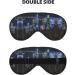 Buy Aerial Night View Hong Kong Print Unisex Eye Mask | Soft Travel Sleep Shade for Yoga & Shift Work - Buy Online on GoSupps.com
