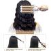 25MM Big Wave Hair Waver Curling Iron with Ceramic Tourmaline Triple Barrels - Buy Online on GoSupps.com