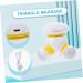 TOVINANNA 1 Piece Yellow Body Massager | 9.5x9.5cm Massage Instrument for Pain Relief | Shop Internationally - Buy Online on GoSupps.com