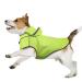 Dogs raincoat Small dogs adjustable rain jacket dog DQGHQME hundred coat 100% waterproof rain jackets for dogs with a hood reflective raincape dog ultra -light hundred jacket -s green s