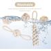 4-Piece Cotton Rope Dog Toy Set | Chew Toys for Small & Medium Dogs | Dental Care Puppy Toys with Knot Ball - Buy Online on GoSupps.com