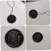 Milisten 4 Pcs Camera Lens Cover 62mm Lens Cap Lens Hood Cap Front Lens Replacement Cover Universal Lens Cap Centre Pinch Lens Cover Camera Lens Lid Hood Cover Splash Proof Plastic Black 6.2X6.2CM - Buy Online on GoSupps.com