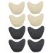 4 Pairs Toe Infilled Pad High Heels Forefoot Pad High Heel Insole Toe Protective Pad Forefoot Inserts Filler Knitted Cloth Shoe