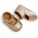 MASOCIO Baby Girl Mary Jane Shoes | Anti-Slip First Walking Shoes 12-18 Months | Gold - Buy Online on GoSupps.com