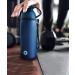 FJBOTTLE Stainless Steel Sports Drinking Bottle | 600ml BPA-Free Magnetic Lid Leak-Proof | Ideal for School Fitness and Outdoor Activities | Dark Blue - Buy Online on GoSupps.com