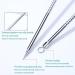 LHYILSWQ 2Pc Blackhead Remover Tool Set Stainless Pimples Comedone Extractor Removal Acne Removal Kit Silver - Buy Online on GoSupps.com