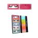 DIY Self-Adhesive 3D False Eyelashes - Natural Curl Thick & Slender - 5 Pairs for Stunning Eye Makeup (Party 01 - Buy Online on GoSupps.com