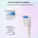 FOSOO Sensitive Replacement Brush Heads 4 Count - Compatible with APEX/NOV/LUX Electric Toothbrush - Pedex Bristles - Best for Sensitive Teeth - Buy Online on GoSupps.com
