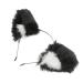 Lurrose Wolf Ear Headband Fur Cat Ear Hair Hoop Fox Hairband Plush Ears Headband Animal Cosplay Party Costume Accessories Color 1