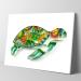 Quilling Kit for Adults - Handmade DIY Craft Set for Beginners - Paper Filigree Painting Tools - Room Wall Art Decor - Green Turtle Design 8x10 inch (Basic) - Buy Online on GoSupps.com