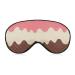 Soft Blackout Eye Mask for Sleeping with Adjustable Straps Flowing Chocolate Cream Sleep Mask for Women Summer No Pressure Eye Mask for Travel