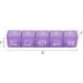 e-Pill 7-Day Large Weekly Pill Organizer | 5 Times a Day Vitamin & Medicine Box with Discreet Multicolor Case - International Shipping Available - Buy Online on GoSupps.com