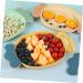 Alipis 3pcs Dried Fruit Plate Food Tray Home Decor Serving Bowl Plastic Cupcake Tray Candy Desktop Disk - Buy Online on GoSupps.com