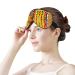 African Art Woman with Pot Orange Sleep Mask - Adjustable Strap, Light Blocking Blindfold for Night Sleep and Travel - Buy Online on GoSupps.com