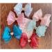 FEIFEI'S BOW Handmade Chiffon Heart Bow Hair Clip for Girls - Pink Ribbon Barrettes - Buy Online on GoSupps.com