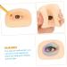 Ipetboom 1 set Makeup Professional Eyeshadow Thick Reusable Make Practice Silicone Training of Skin Board 6.90X5.20X1.40CM Assorted Color - Buy Online on GoSupps.com