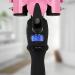 3 Barrel Curling Iron Wand - Triple Barrel Hair Waver for Soft Beach Waves - Dual Voltage, Adjustable Temperature - Pink - Buy Online on GoSupps.com