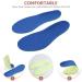 5 Pairs Women's Sports Insoles | Reusable Foaming Shoe Inserts with Massage Particles - Comfortable & Supportive | International Shipping - Buy Online on GoSupps.com