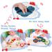 Vicloon Baby Suction Plate - Silicone Toddler Plate for Self Feeding Training - Non Slip Divided Plate for Highchairs - Dark Blue - Buy Online on GoSupps.com