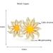 Pin Jewelry Gifts for Women Ladies Fashion Accessories Ladies Elegant Yellow Sunflower Brooch Classic Party Brooch Flower Shaped Brooch Brooches & Pins - Buy Online on GoSupps.com