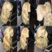 GURENYUN 26 Inch Blonde Lace Front Wig Human Hair 613 Body Wave 13x4 Frontal Pre Plucked with Baby Hair - 150% Density - Buy Online on GoSupps.com