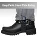 Adjustable Elastic Boot Straps for Biker Men & Women - Black 4-Piece Set - Buy Online on GoSupps.com