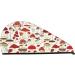 Buy Cartoon Mushrooms Microfiber Hair Towel - Super Absorbent Coral Velvet Wrap for Women | Quick Dry for Long Curly & Thick Hair - Buy Online on GoSupps.com