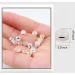 DELECOE 12pcs Soft Silicone Earring Backs - Hypoallergenic Replacements for Studs, Hoops, Fish Hooks - Silver & Gold - Buy Online on GoSupps.com