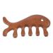 Beavorty Jade Facial Massage Comb - Wooden Fish Shape Anti-Static & Sandalwood Hair Tubing Tool - Buy Online on GoSupps.com