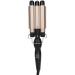 Electric Hair Waver Fast Heating 3 Barrel Curling Iron Wand Adjustable Hair Curler Waver Crimper Hair Styling Tool Hair Curling Wand (Gold 22mm) - Buy Online on GoSupps.com