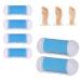 6 Pieces Personal Pedi Refills Extra Coarse Pedicure Replacement Rollers Heads for Foot Care Remove Dead Skin Calluses and Cuticles for Electric Foot Exfoliator Tool Blue