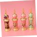 VINTORKY Refillable Glass Perfume Bottle Empty Essential Oil Bottle Middle Eastern Decor Crystal Glass Perfume Container Glass Vials Cosmetic Refillable Bottle Containers Arab Woman Dubai - Buy Online on GoSupps.com