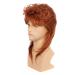 Men's Orange Curly Mullet Wig | 70s 80s Retro Punk Rocker Disco Costume | Synthetic Full Wig for Cosplay - Buy Online on GoSupps.com