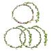 3 Pieces Flower Hair Accessories Hair Garland Wedding Girl Decoration Garland Corolla Hair Garland Wedding Bridal Garland
