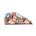 Gnomes Books Tea Cups Microfiber Hair Towel Soft Super Absorbent Hair Towel Wrap for Women Coral Velvet Quick Dry Hair Cap for Long Curly and Thick Hair
