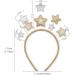 ALLY-MAGIC Christmas Headband Star Headband Cute Star Hair Hoop Xmas Hair Accessories for Women and Girls Happy New Year Headband for Fancy Dress Party Festival Holiday Birthday Y6-WJXFG(Brown) - Buy Online on GoSupps.com