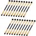 Didiseaon 60 Pcs Double Ended Eyeshadow Brush Precision Eye Shadow Brush Makeup Eyeshadow Brush Eye Shadow Brush for Makeup Eye Makeup Tool Eye Makeup Brush Small Eyeshadow Brush Eye Brush 12.50X0.50X0.50CMx3pcs Goldenx3pcs - Buy Online on GoSupps.com