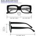 Buy MMOWW 3 Series Pack Oversized Reading Glasses for Women - Anti Blue Light Square Frames in Black Brown Gray Tortoise & Tea Tortoise 2.5x - Buy Online on GoSupps.com