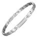 EnerCoppeX Magnetic Ankle Bracelet for Women Stainless Steel Lymph Detox Anklet 3500 Gauss Effective Magnet (SAC-1234SDW)