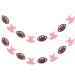 Touchdowns or Tutus Gender Reveal Banner Party Sign Glittery Garlands Dessert Bar Bunting - 2 Strands - Buy Online on GoSupps.com