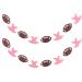 Touchdowns or Tutus Gender Reveal Banner Party Sign Glittery Garlands Dessert Bar Bunting - 2 Strands