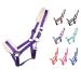 Netproshop Solid Horse Halver Padded and adjustable size.Mini Shetty to Full U Cold Blood Groesse: Mini Shetty Color: Purple purple Lila Mini Shetty